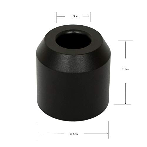 Men's Safety Razor Stand Aluminum Alloy Desk Pen Holder Toothbrush Shaving Razor Base Stand (B-Black)