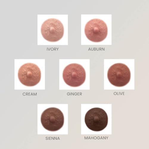 TataTattoos Temporary Realistic Nipple/Areola Tattoos ? Non-Surgical for Mastectomy Recovery ? for Post Breast Cancer Surgery (Cream, Medium (Pack of 4))