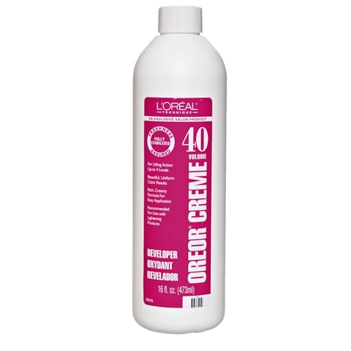 Loreal 20-Volume Creme Developer, AS SHOWN, 8 Fl Oz