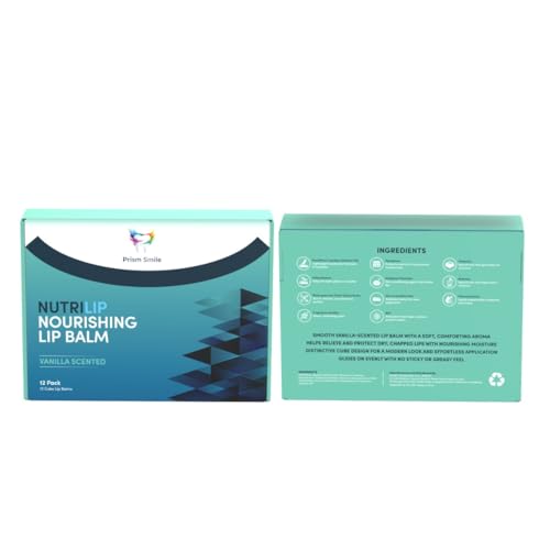 NutriLip Nourishing Lip Balm, Vanilla Scented, 12 Pack