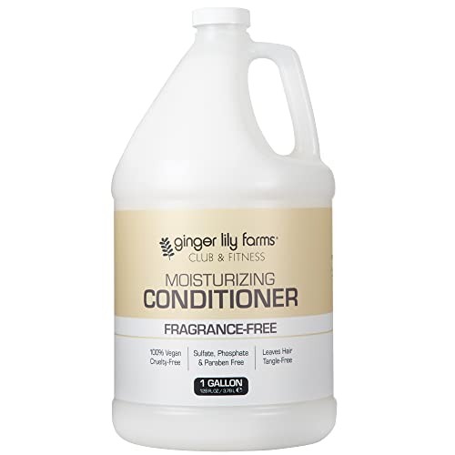 Ginger Lily Farms Club & Fitness Body Wash + Shampoo + Conditioner Bundle, Fragrance Free