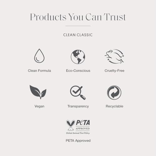 CLEAN CLASSIC Eau de Parfum, Layerable Perfume for Everyday Wear, Long Lasting, Uplifting Fragrance, Cruelty-Free, Vegan, Phthalate-Free, Paraben-Free