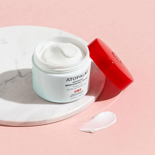 ATOPALM Intensive Moisturizing Cream for Dry & Sensitive Skin, Face Moisturizer, Replenishes Hydration, Paraben-Free, 3.4 Fl Oz, 100ml