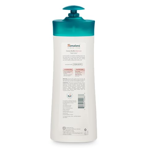 Himalaya Herbal Healthcare Cocoa Butter Intensive Body Lotion, Daily Ultra Moisturizer for Dry Skin, 13.53 oz, 2 Pack