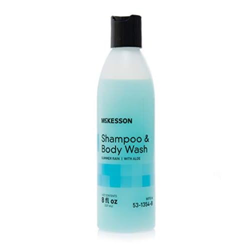 McKesson Body Wash and Shampoo with Aloe, Summer Rain Scent, 8 oz, 1 Count