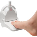 CWD&SQH Shower Foot Rest for Shaving Legs with Upgraded Powerful Suction Cup, Load Capacity 381 Pounds, No Drilling Non-Slip Bathroom Pedal, Pedicure Foot Rest, Shower Shaving Leg Aid, White, 3TH
