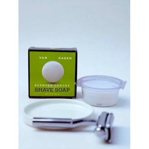Men's Luxury Scented Shave Soap 3.5 oz ? PACK 4 ? Classic Wet Shaving Soap for Safety Razors ? Rich, Lubricating Lather with Premium Scent ? For use in shave and bath