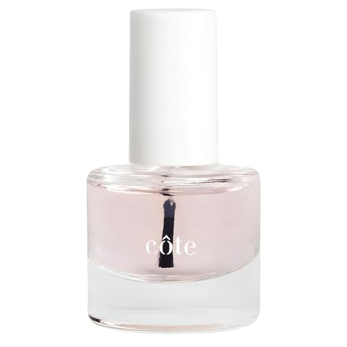 Cote Beauty Nail Strengthening Base Coat, Smooths Nails with Horsetail Extract, Vegan, Cruelty-Free, Fast Drying Nail Strengthener Base Coat, Primer for Polished Nails, 0.27 fl oz (8 ml)