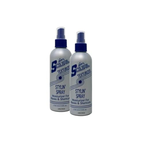 Lusters S-Curl Texturizing 8 Ounce Styling Spray Pump (235ml) (2 Pack)
