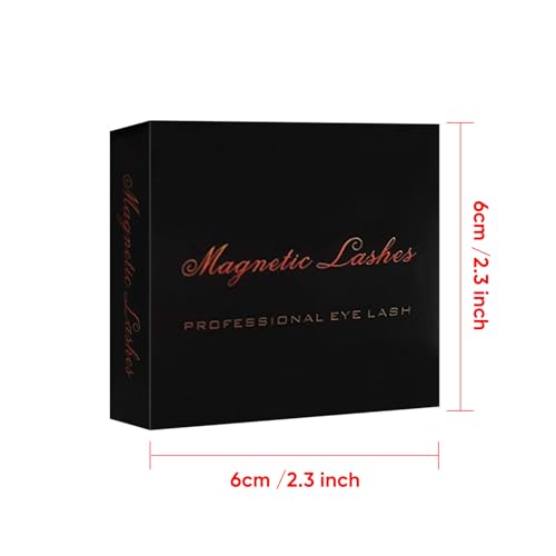 Magnetic Eyelashes, Waterproof Magnetic Eyelashes Kit - 4 Pairs Reusable, Natural False Lashes with No Glue or Eyeliner Needed, Ultra-Lightweight & Comfortable