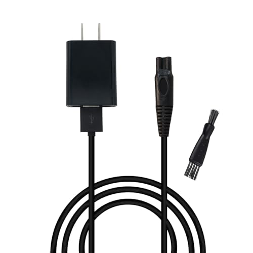 Charger Replacement for Ufree Beard Trimmer, Brightup FK-8688T Electric Shaver Razor Charging Cord Cable
