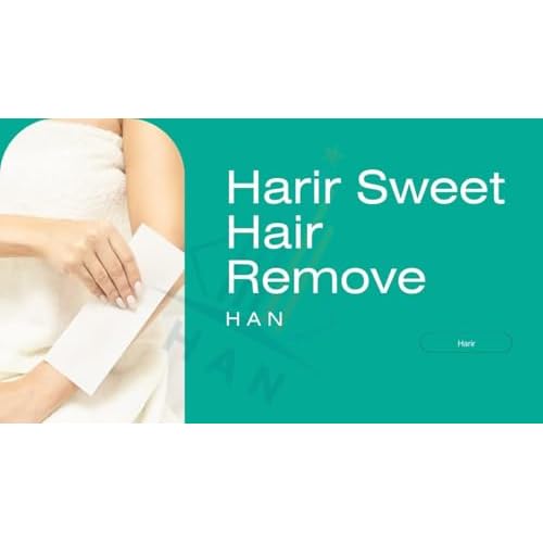 Harir Sweet Packets Sugaring Sugar Wax Hair Removal 100% Natural Paste for Bikini, Legs, Arms, Back And Face Body Hair Remove 3 Packs X 100 Gm