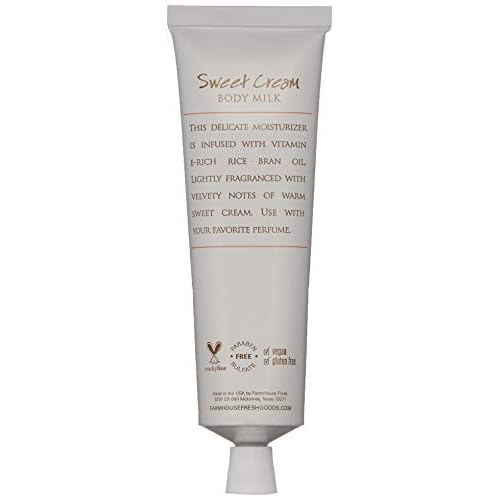 FarmHouse Fresh Sweet Cream Body Milk Travel Lotion, Sweet Cream, 2 fl. oz.