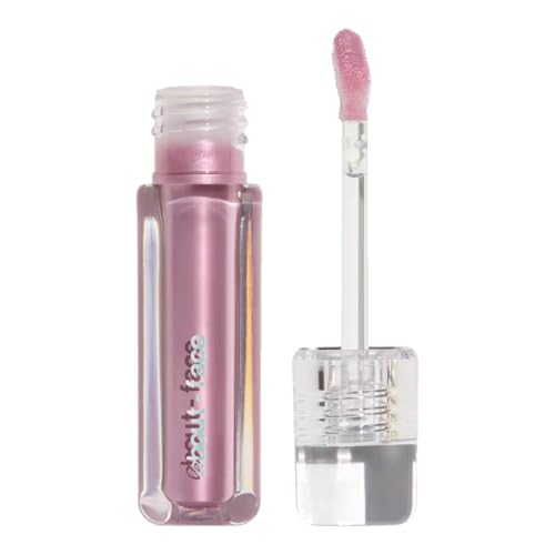 about-face Light Lock Lip Gloss Please Obey? Non-Sticky, High-Shine Lip Oil Gloss with Coconut Oil, Peppermint & Lavender ? Vegan, Cruelty-Free, Clean Beauty ? 0.21 oz (Iced Lavender)
