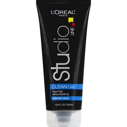 L'Oreal Paris Studio Line Clear Minded Clean Gel - Strong Hold 6.8 fl; oz.,(Pack of 2)