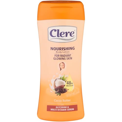 CLERE Hand and Body Lotion, Nourishing Cocoa Butter 400 ml