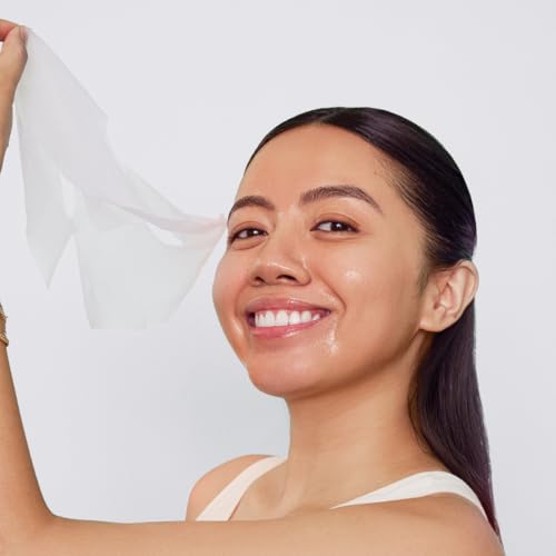 Avatara - Drink Up Facial Mask 15 Sheets, Hydrating Mask, Sheet Masks with Aloe Vera and Licorice Root, Face Mask Skincare Beauty Essential Made with Tencel Fibers, Paraben-Free, Dry Skin, 15 Pack