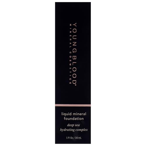Liquid Mineral Foundation - Nutmeg by Youngblood for Women - 1 oz Foundation