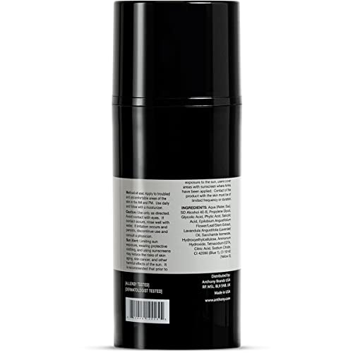 Anthony Ingrown Hair Treatment for Men (Pack of 2) ? Gel Solution to Calm Down Razor Burn ? Scar and Redness Eliminator, Bump Removal ? 3 Fl. Oz