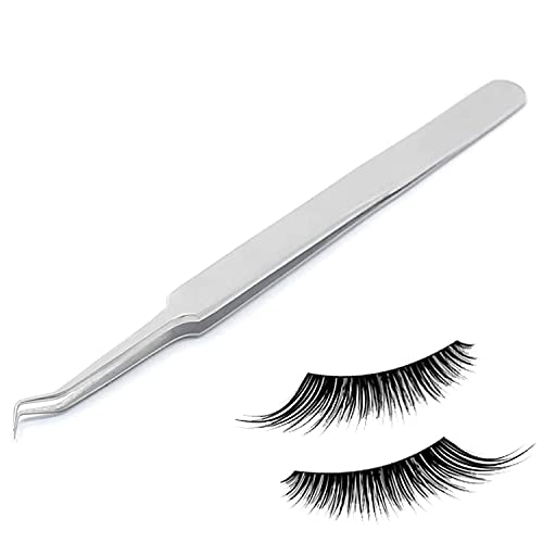 G.S Fine Tip Tweezers Stainless Steel Pro Eyelash Extension Hair Remover Tweezer Tip ELT-019