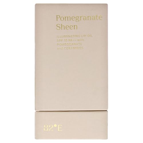 82E Pomegranate Sheen Illuminating Lip Oil SPF 15 PA Plus for Women - 0.2 oz Lip Oil