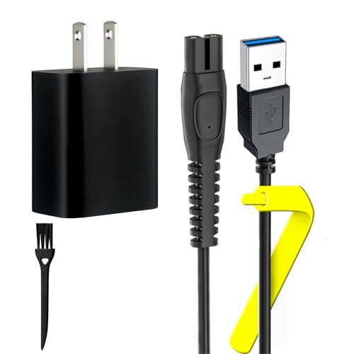 5V Charger Compatible with Philips norelco one Blade 360 QP2724 QP2834 QP1324, Compatible with Phillips PQ889 MG5910 MG7910 MG9510 QP1924 QP6507 QP6552 Electric Trimmer Charging Cord