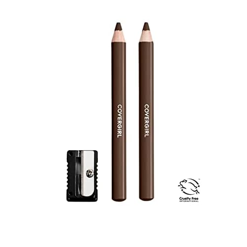 CoverGirl Easy Breezy Brow, Fill+Define Pencils [505] Rich Brown 2 ea?? ( Pack of 4)?
