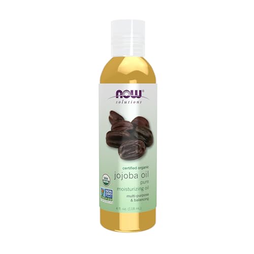 NOW Solutions Organic Jojoba Essential Oil, 4-Ounce