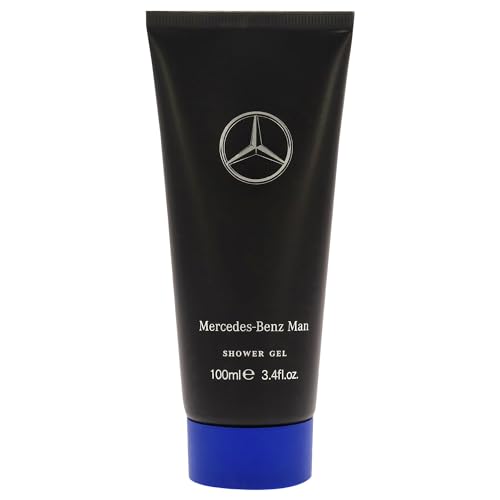 Mercedes-Benz Man - Shower Gel Body Wash - Mens Body Wash - Pear, Cedar, Oakmoss Fragrances - Moisturizing Body Wash - Mens Body Soap - 3.4 oz