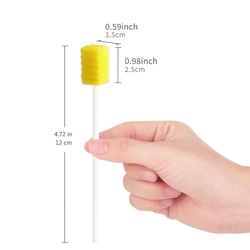 Disposable Oral Swabs (Yellow-250PCS)
