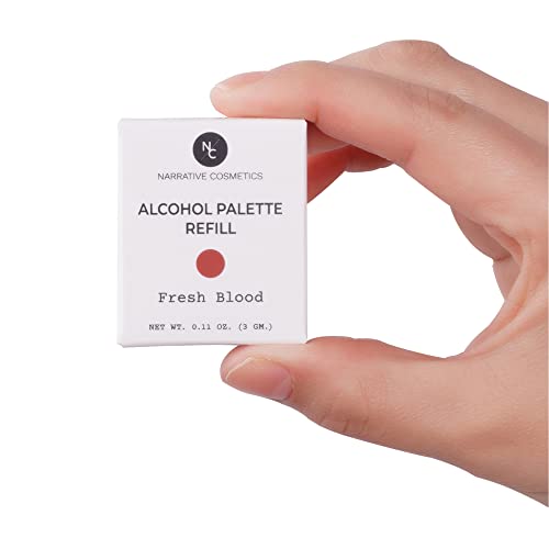 Narrative Cosmetics Alcohol Palette Refill Pans - FX Colors - Fresh Blood