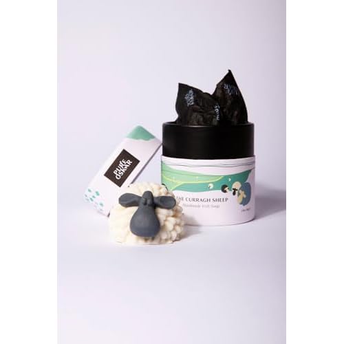 Curragh Sheep Handmade Irish Soap Natural Moisturizing Ingredients Cute Quirky Fun Irish Gift, Made in Ireland, Gift-boxed