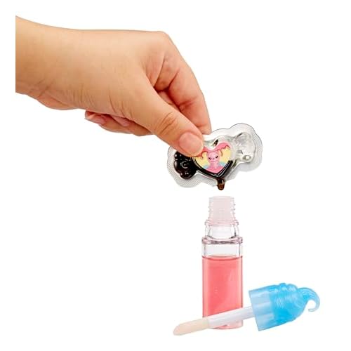 Yummiland Lip Gloss Doll: Sour Sweeties - Gabi Gummybear Includes DIY Lip Gloss + Removable Keychain, Cosmetic Play, Collectible, Ages 4+