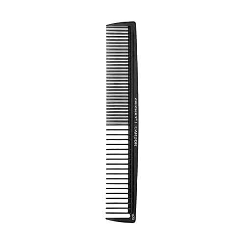 Cricket Professional Hair Stylist Carbon Comb Set ? Anti-Static, Heat-Resistant Carbon Fiber Combs with Seamless Teeth for Smooth Styling, Cutting, and Coloring ? 4-Piece Variety Pack