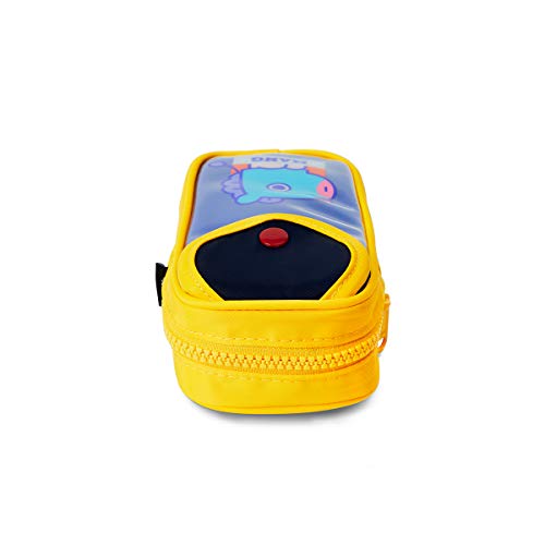 BT21 MANG Character Retro Pencil Case Makeup Pouch Toiletry Bag with Zipper