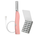 SPA SCIENCES - SIMA Patented Dermaplane Razor for Women Face ? Painless 2-in-1 Facial Exfoliation & Peach Fuzz Hair Removal ? Anti-Aging ? 3 Speeds ? Rechargeable ? 7 Weeks Treatment