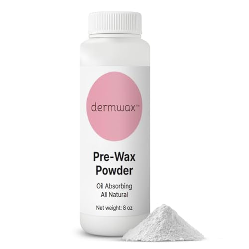 Pre Wax Powder 8 oz ? Talc Free Powder to Prepare & Protect Skin for a Smooth Base ? Absorbs Oils & Moisture - Fragrance & Aluminum-Free ? With Corn Starch, Sodium Bicarbonate, Hydrated Silica