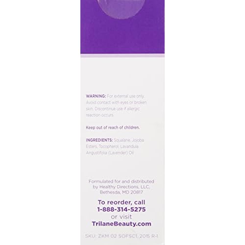 Healthy Directions Trilane Squalane Anti-Aging Moisturizer and Beauty Oil Nourishes and Reduces Dry, Rough, Flaky Skin (Lavender Scented)