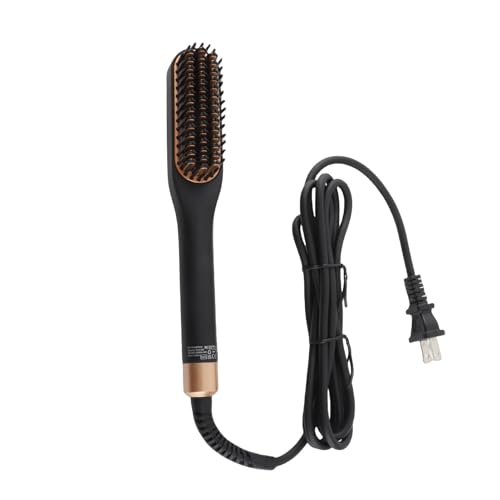 Beard Straightener, Heated Hair Straightening Brush with with 3 Adjustable Temps, Electric Beard Straightening Comb, Beard Comb, Multifunctional Beard Straightener Brush Unique Gifts for Men Women