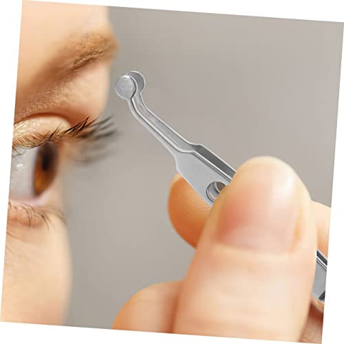 Eyelid Tweezers for Meibomian Gland Massage Stainless Steel for Women Eyelid Compressor Forceps Beauty Tool for Dry Eyes Tip