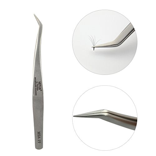 1 PC New Dolphin Style Eyelash Extension Tweezers Stainless Steel Tweezers Tools for 3D 6D Volume Mink Eyelash extension Lashes