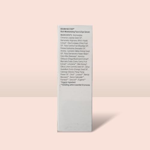 Boom Nectar ¢ç Deep Moisturizing Eye & Face Serum for Sensitive Skin, Facial Serums for Aging Skin to Hydrate and Renew Complexion, Vitamin C Serum from BOOM Beauty by Cindy Joseph - 1 Oz