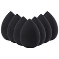 7Pcs Soft Makeup Sponges Set, Latex Free Blender Beauty Sponge for All Skin Types, Professional Application of Liquid, Cream and Powder Makeup, Dry & Wet Use Blender sponge, Black