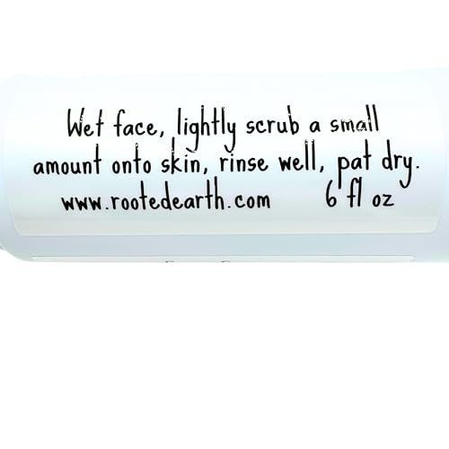 Natural Acne Facial Scrub - 6 fl oz - Exfoliating Clear Skin - Facial Wash - Organic Skin Care - Pimple