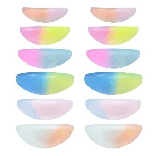 Lash Lift Shields LM Curl Eyelash Lifting Shield Natural Curl Lami Lamination Roller Soft Silicone Perm Rod Gel Lash Perming Pad Set For Lash Lift and Tint Lash Glue Free On Eyelid
