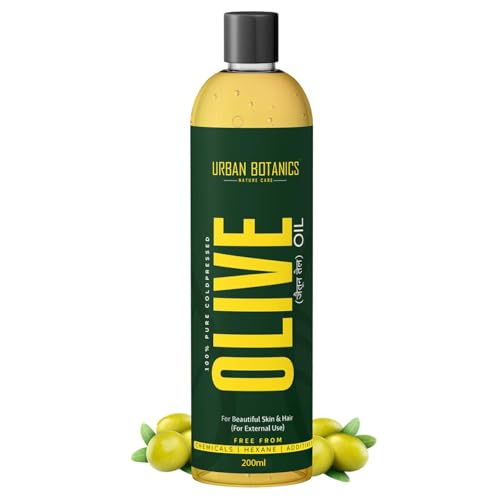 UrbanBotanics¢ç Pure Cold Pressed Olive Oil For Hair and Skin, 250ml