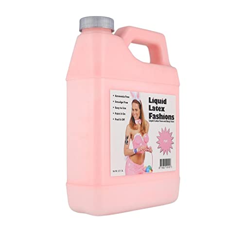 Pink 32 Oz - Liquid Latex Body Paint, Ammonia Free No Odor, Easy On and Off, Cosplay Makeup, Creates Professional Monster, Zombie Arts