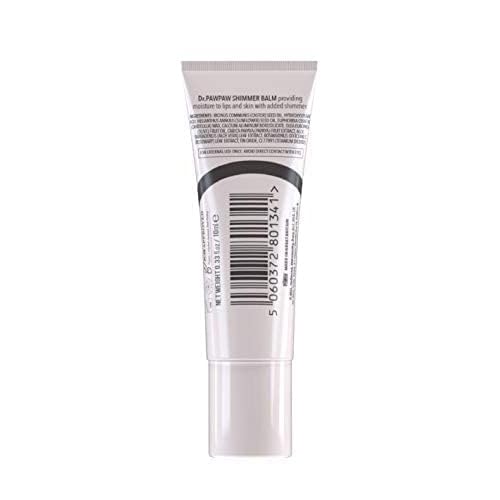 Dr. PawPaw Multipurpose Balm - Hydrating Lip Balm with Pawpaw, Aloe, and Olive Oil - Lip Moisturizer, Buildable Glow for Lips - Shimmer - 0.33 oz (Pack of 2)
