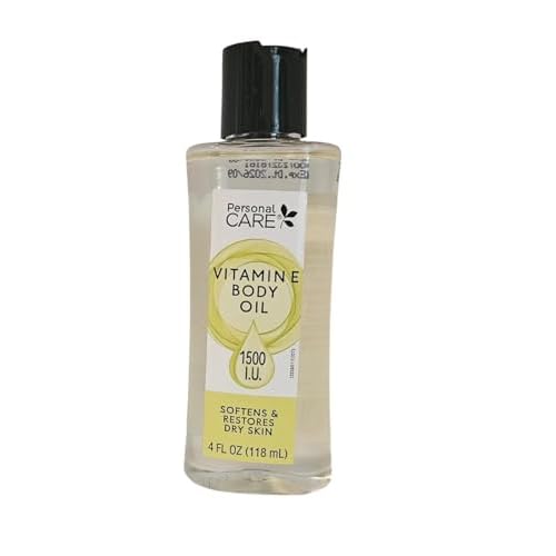 PERSONAL CARE VITAMIN E BODY Oil 4 FL OZ & DRY SKIN (pack of 4)