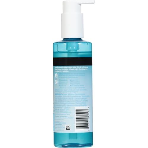 Neutrogena Hydro Boost Face Wash,Fragrance Free,Hydrating Facial Cleanser with Hyaluronic Acid,Daily Foaming Face Wash & Makeup Remover,Hypoallergenic Gel Cleanser,7.8 fl. oz,(Pack of 2)